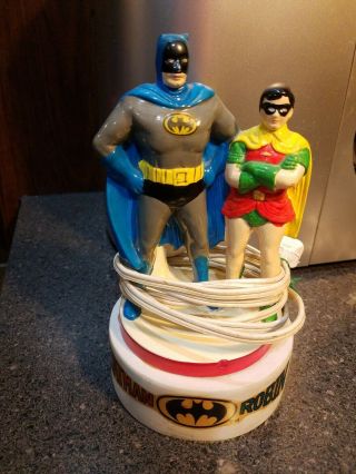 Rare Vintage 1978 Batman And Robin Nightlight