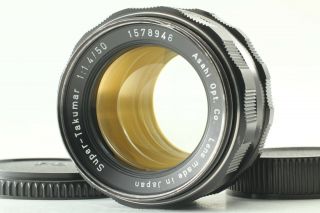 【rare 8 Elements / N Mint】 Asahi Pentax Takumar 50mm F/1.  4 Lens From Japan