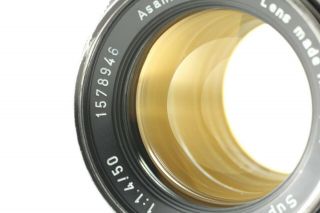 【Rare 8 elements / N Mint】 Asahi Pentax Takumar 50mm f/1.  4 Lens From Japan 3