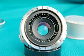 RARE - - Vintage Zeiss Opton 35mm/f1:2.  8 Biogon lens for Contax S camera 2