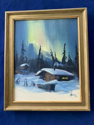 Rare Ellen Henne Goodale Oil Painting Alaskan Artist