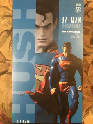 Superman Batman Hush 12” Action Figure Real Action Heroes Dc Comics 1/6 Scale