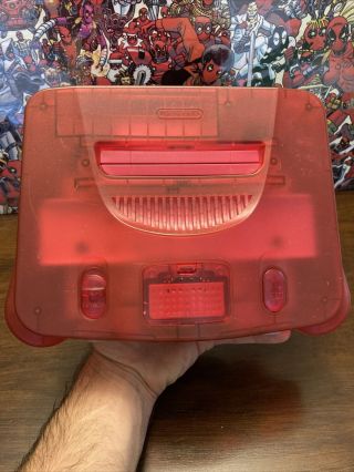Nintendo 64 N64 Funtastic Watermelon Console W/ 2 Matching Controllers - RARE 2