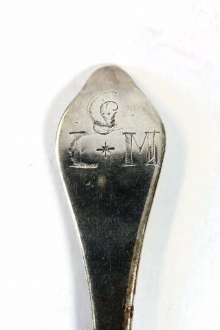 Rare Queen Anne Solid Silver Table Spoon London 1702 Britannia Dog Nose Rat Tail 3