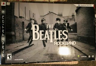 Rare Ps3 The Beatles: Rock Band - Limited Edition Complete W/dongles
