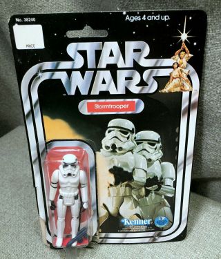 Vintage Kenner Star Wars 12 Back Carded Stormtrooper 1977
