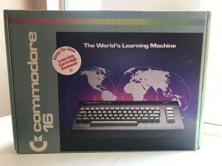 Commodore 16 Vintage Computer Rare 1984 C16 Complete,  Add 