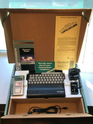 Commodore 16 Vintage Computer RARE 1984 C16 Complete,  add ' l software 3