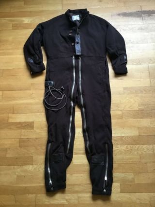 Rare Ww2 French Raf Fighter Spitfire Pilots Flying Suit Dated 1944