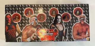 Wcw The Evolution Of Sting Wrestling Action Figure Set,  Toybiz,  Wwe,  Wwf,  Aew