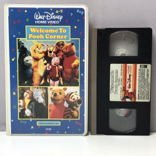 Walt Disney Home Video Welcome To Pooh Corner Vhs Tape Volume 4 263 V Fast Rare