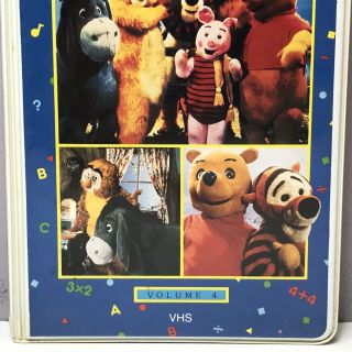 Walt Disney Home Video Welcome To Pooh Corner VHS Tape Volume 4 263 V Fast RARE 3
