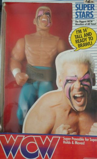 Rare Vintage 90s Wcw 14” Sting Wrestling Figures Wwf Ecw Nwo