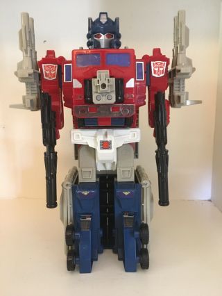 Vintage 1988 Transformers G1 Powermaster Optimus Prime 100 Complete