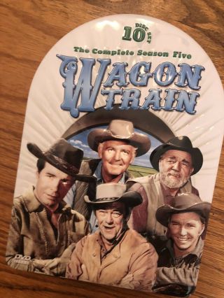 Wagon Train The Complete Season Five (5) - 10 Disc Tin Set - Rare