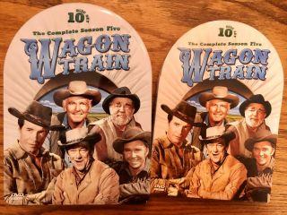 Wagon Train The Complete Season Five (5) - 10 Disc TIN Set - Rare 2