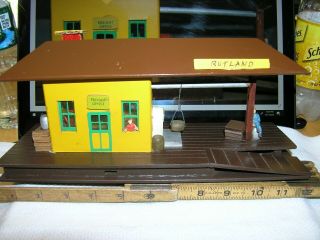 Rare Mini - Craft American Flyer S Gauge 900 Freight Station 