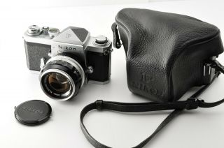 RARE early Nikon F w eyelevel /NIKON NIKKOR - S Auto 1:1.  4 f=50mm from Japan 0011 2