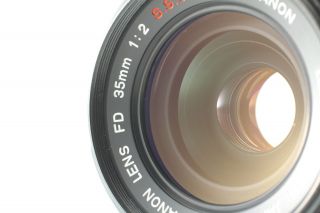 [N Rare O Lens] Canon FD 35mm f/2 S.  S.  C.  SSC Wide Angle MF Lens From Japan 2