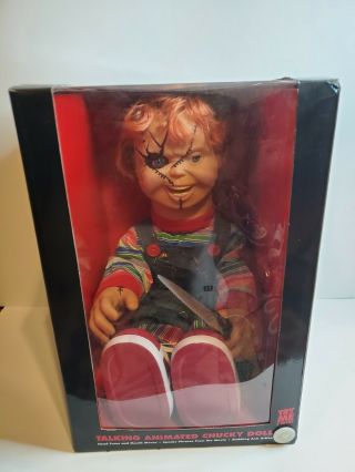 Animated Chucky Doll 24 " Gemmy Bride Of Chucky Talking Moving Collector Doll