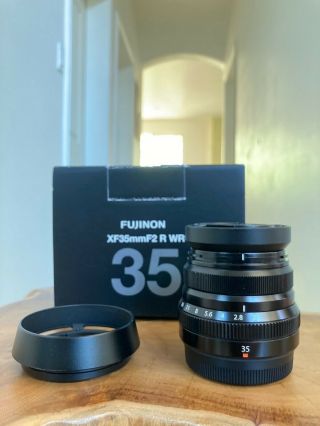 Fujifilm Xf 35mm F/2 R Wr Lens (made In Japan) (rare) - Black