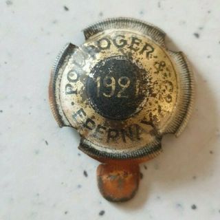 Rare Capsule Champagne Pol Roger 1921