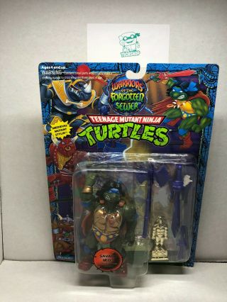 Damage Tmnt Ninja Turtles Savage Leo 1994 Playmates Warriors Forgotten Sewer