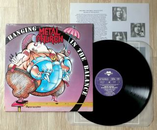 Metal Church Hanging In The Balance 1993 Korea Vinyl Lp Metallica Mega Rare