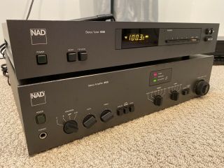 Rare Pair Nad 3155 Stereo Amplifier,  Nad 4150 Tuner,  Made In Japan