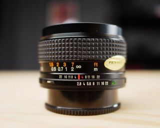 [MINT] RARE Konica Hexanon AR 21mm f/2.  8 Wide Angle MF Lens 3