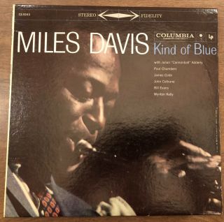 Miles Davis Kind Of Blue Cs 8163 6 Eye Errors - Very Rare Lp