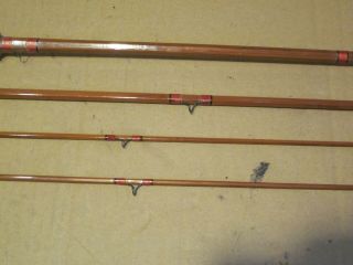 Rare Vintage Goodwin & Granger,  Denver Bamboo Fly Rod Spare Tip.  & Bag 3