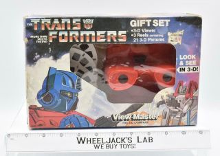 View - Master Giftset G1 Transformers Hasbro Starscream Optimus Prime