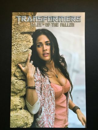 Rare Transformers Tales Of The Fallen Comic Book 1 Fan Expo Cover Of Megan Fox