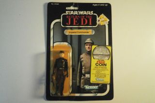 Imperial Commander 1983 Kenner Star Wars Rotj Return Of The Jedi Figure 39389