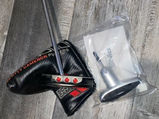 Wow Rare Scotty Cameron Golo S Select Putter Center Shaft,  Headcover,  Wrench