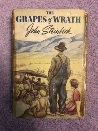 John Steinbeck The Grapes Of Wrath - 1st Ed.  (1939) Scarce In Rare Dust Jacket