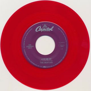 Beatles Very Rare 1992 Red Vinyl " Love Me Do 