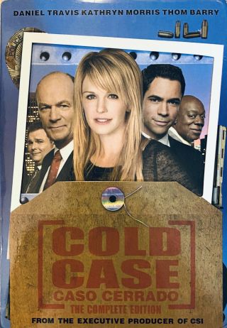 Cold Case Seasons 1 2 3 4 5 6 7 Show Complete Series 44 Disc Box Set Import Rare 3
