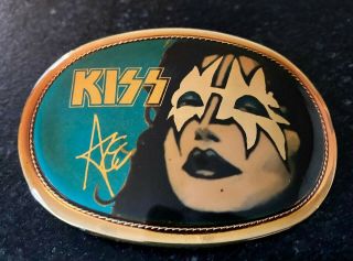 Ace Frehley Vintage 1977 Pacifica Belt Buckle Kiss Rare