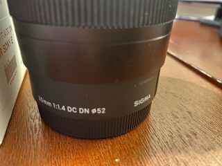 Sigma 30mm F/1.  4 Dc Dn Lens For Sony In Great Shape.  Rarely.