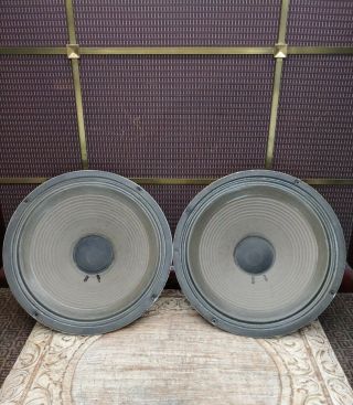 2 Hiwatt,  Fane Vintage 125161 16ohm,  Very Rare 1978 Heavy Duty Guitar Speakers