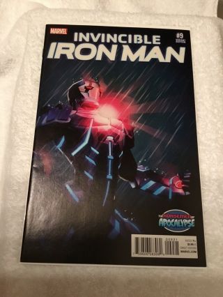 Invincible Iron Man 9 Variant 1st App Riri Williams Htf Rare Disney,