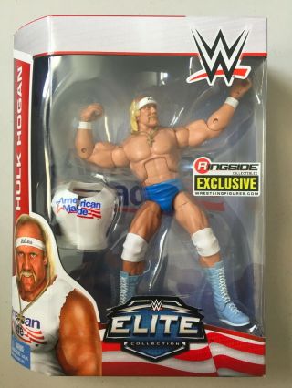 Wwe Mattel Elite Hulk Hogan Ringside Collectibles Exclusive Wrestling Figure Wwf