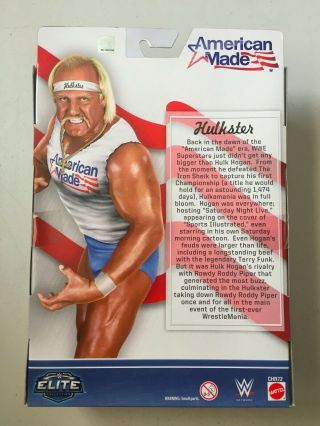 WWE Mattel Elite HULK HOGAN Ringside Collectibles Exclusive Wrestling Figure WWF 2