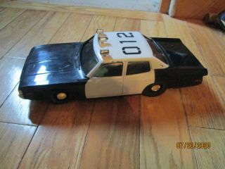 Rare 1974 Cox.  049 Gas Powered Adam 12 Police Patrol Car Missing Bumper
