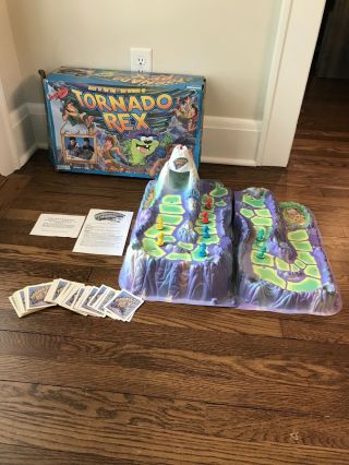 1991 Parker Brothers Tornado Rex 3d Board Game 100 Complete Vgc Rare
