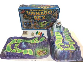 1991 Tornado Rex Board Game Parker Brothers Complete And W/ Box Rare