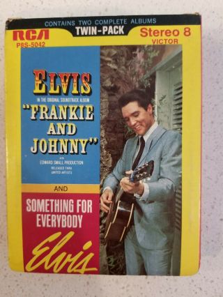 Elvis 8 Track " Frankie And Johnny/something For Everybody " P8s 5042 Rare