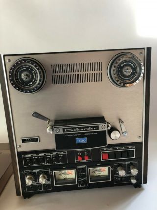 Rare Dokorder 1120 Stereo 4 Track Reel To Reel Player